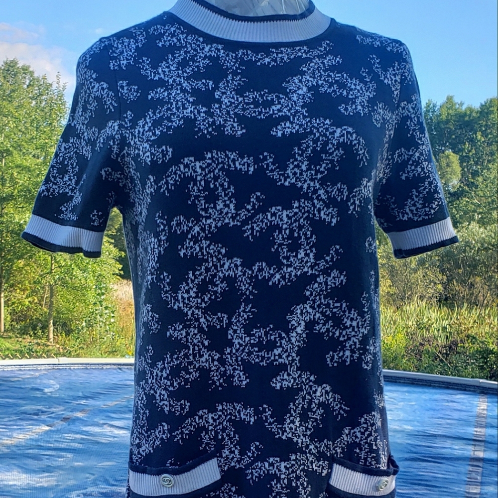 Chanel blue dress one piece